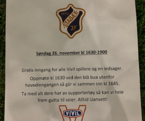 Alle i VIVIL må bidra for at Stabekk fotball  forblir i Eliteserien til neste år også. Bli med å heie.